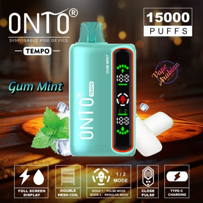 ONTO Tempo 15000 Puffs Disposable Vape In DUBAI/UAE