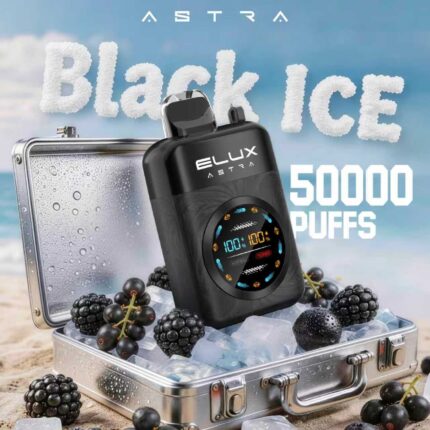 Elux Astra 50000 Puffs 50mg Disposable Vape Black Ice