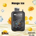 Elux Astra 50000 Puffs 50mg Disposable Vape Mango Ice