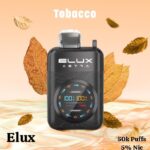 Elux Astra 50000 Puffs 50mg Disposable Vape Tobacco