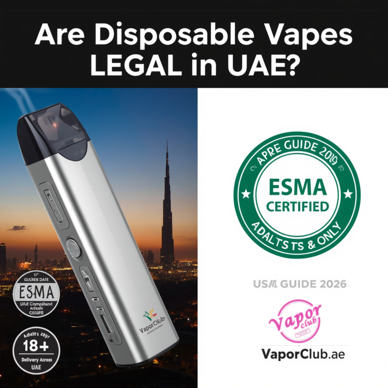 Are Disposable Vapes Legal in UAE
