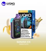 Waka Blast 50k Puffs Disposable Vape 50mg Banana Ice