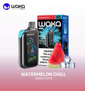 Waka Blast 50k Puffs Disposable Vape 50mg Watermelon Chill