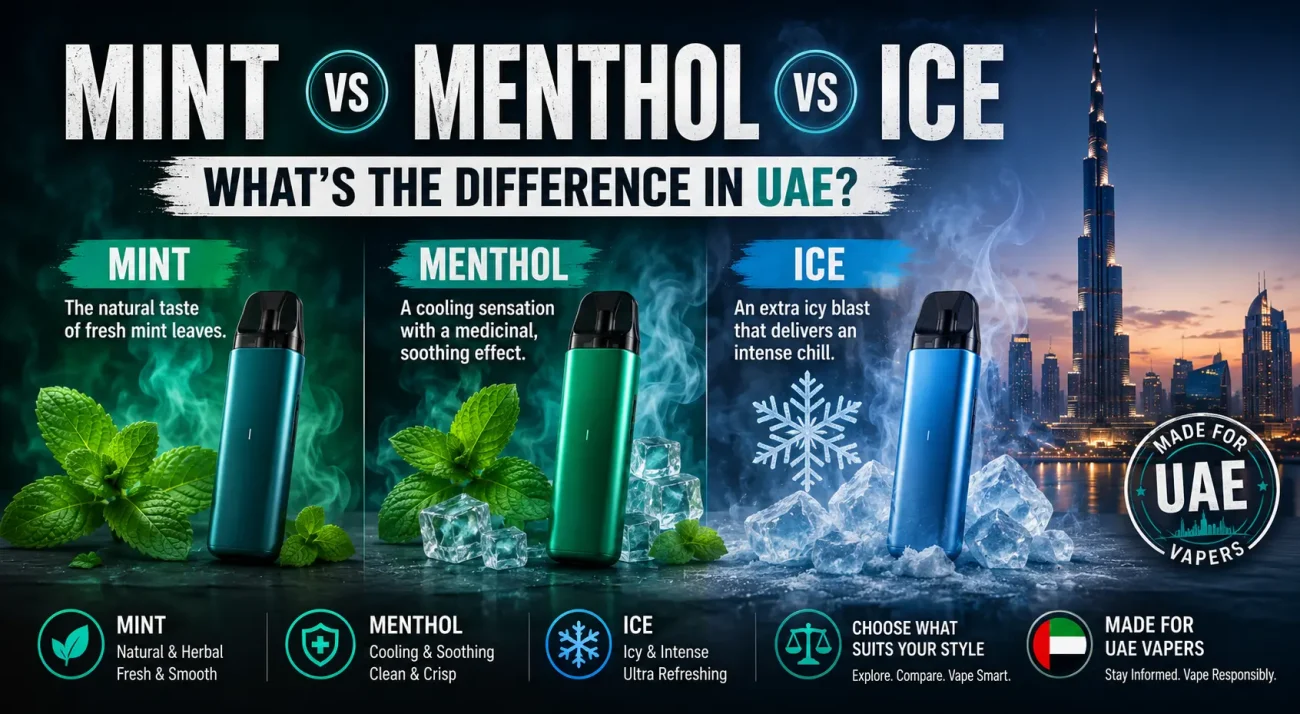 Mint vs Menthol vs Ice Vape