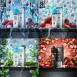 BLVK 60ml E-Liquid 3mg Freebase Vape Juice