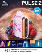 Geek Bar Pulse 2 50k Disposable- Triple Berry