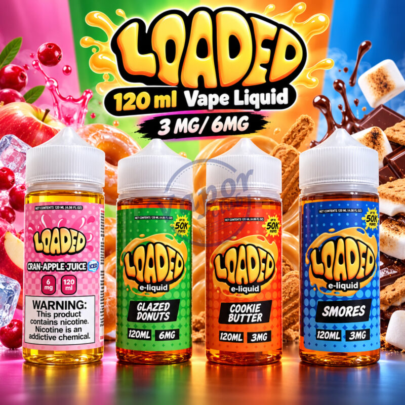 Loaded 120ml Vape Liquid