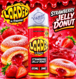 Loaded 120ml Vape Liquid Strawberry Jelly Donut