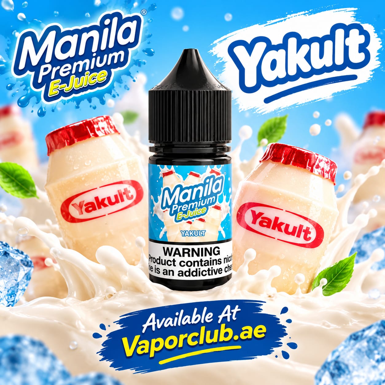 Manila Premium 30ml Salt Nic Yakult