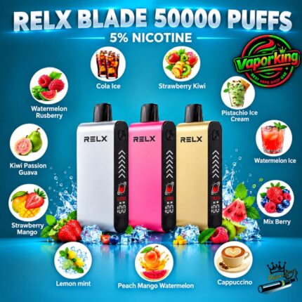 relx blade 50k puffs disposable vape
