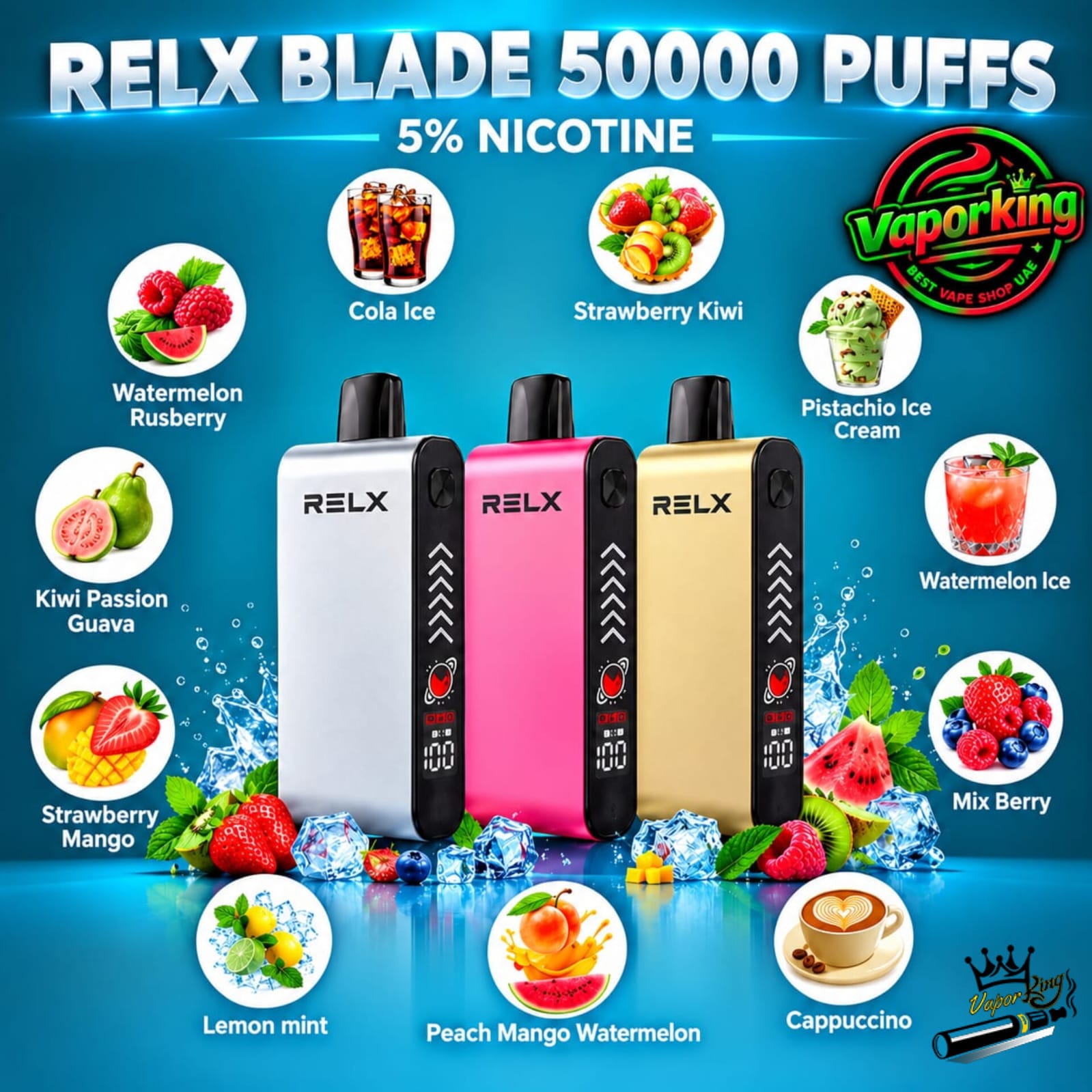 relx blade 50k puffs disposable vape