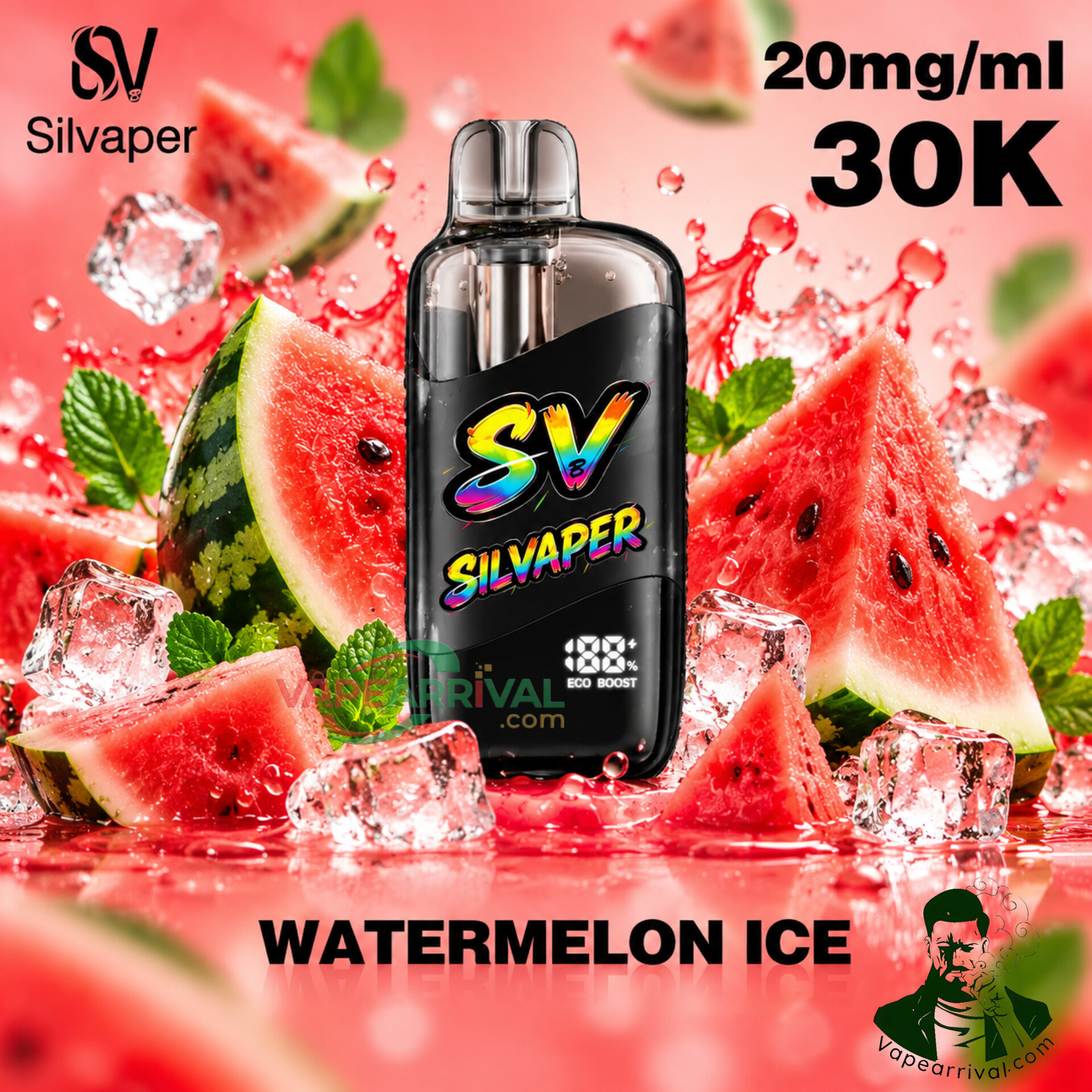 Silvaper 30000 Puffs Disposable Watermelon Ice