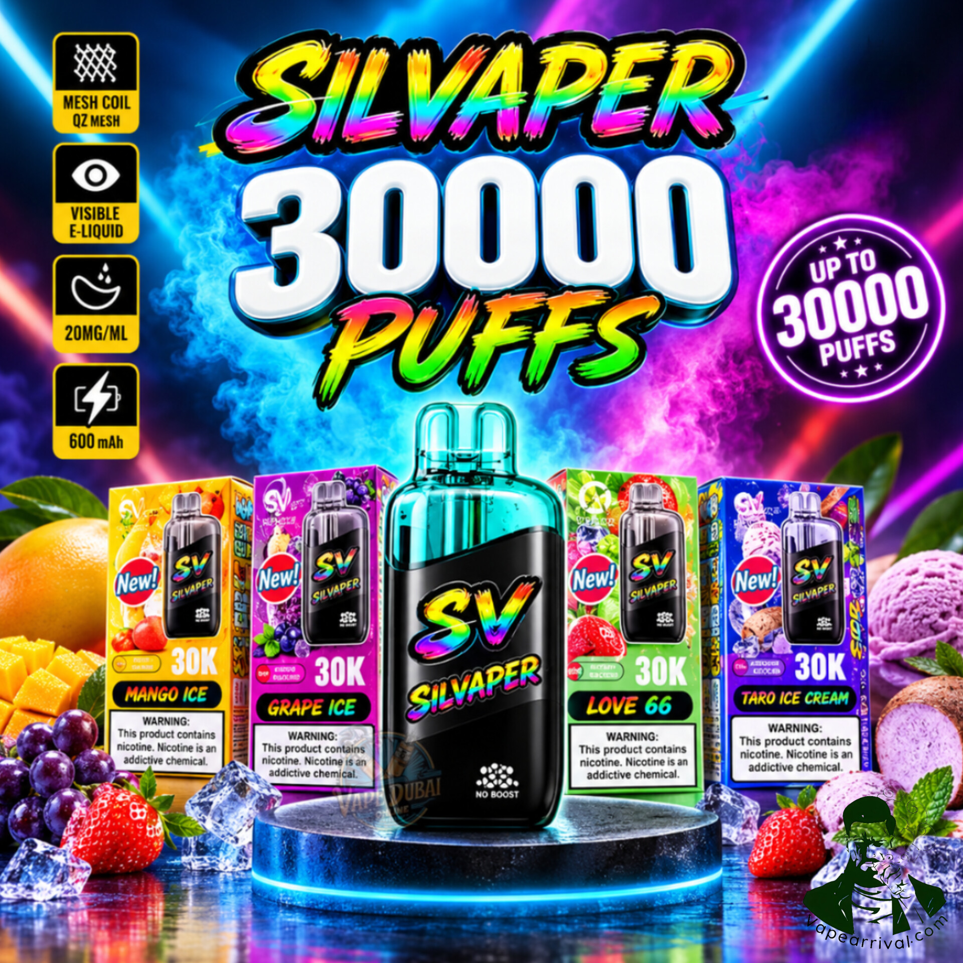 Silvaper 30000 Puffs Disposable
